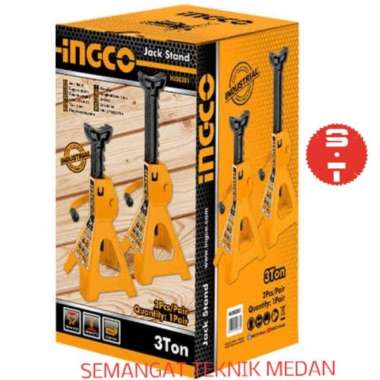 3TON JACK STAND 2 PCS DONGKRAK TAHANAN SET 3 TON 3T INGCO HJS0301