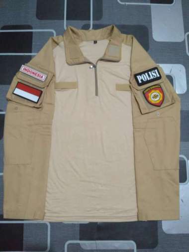 baju kaos tactical korps brimob / combat shirt