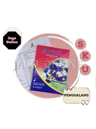Buku Saku Panduan Pramuka Syarat Kecakapan Umum SKU Penggalang Siaga Penggalang