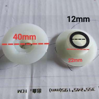 Worm gear Gigi Pompa Oli Mesin Sinso 5200 5500 5800 Chainsaw