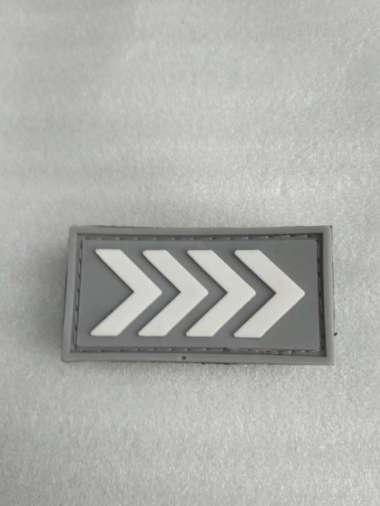 patch rubber pangkat bengkok 4 abu