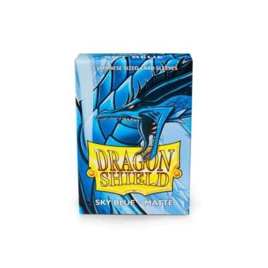 Dragon Shield Matte 60 Card Sleeve Japanese Size Sky Blue