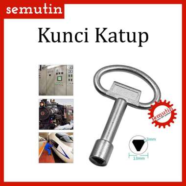 Kunci Katup Pemanas Pintu / Lift Universal Bentuk Segitiga