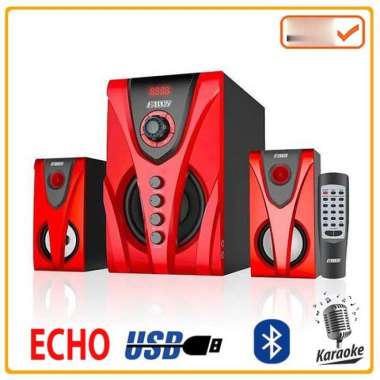 Speaker aktif 2.1 subwoofer Bluetooth Multimedia FAWS 2132 Karaoke