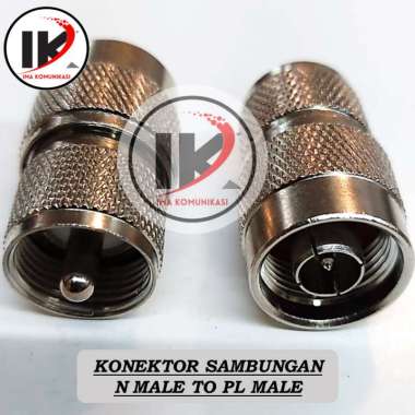 KONEKTOR SAMBUNGAN N MALE TO PL MALE