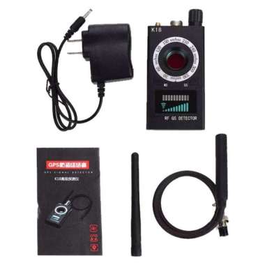 RF Signal Detector K18 Anti Spy Detector Camera Finder GPS Audio Bug pendeteksi kamera spy detector
