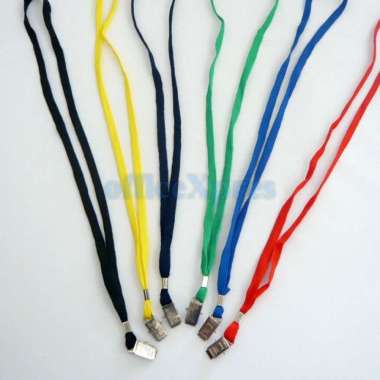 Gantungan ID Card / Tali Id Card / Tali Badge ID Poly Clip Combo / Strap ID Card Hijau