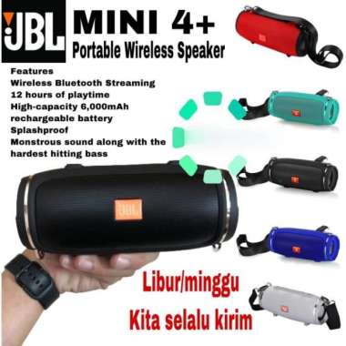 Speaker Bluetooth -Salon Wireless Aktif - Radio Fm - Speaker Wireless - Salon Wireless Speaker Mini 4+