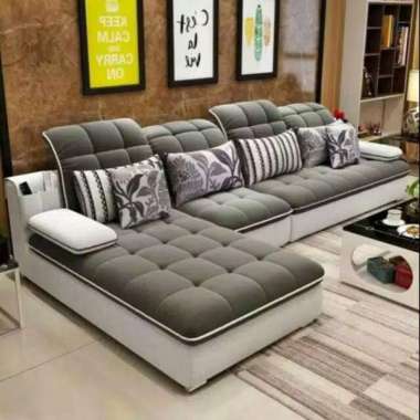 Kursi Sofa Sudut Minimalis Premium Sofa L