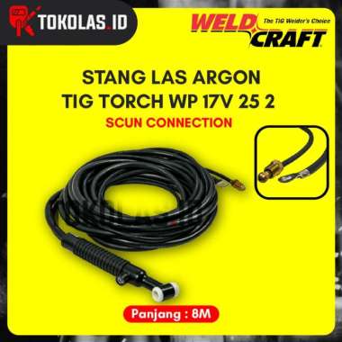 TIG Torch Stang Las Argon Weldcraft WP-17V-25-2 USA