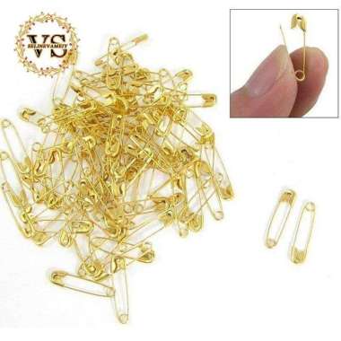 Peniti GOLD Kecil Jarum PENITI JILBAB / Peniti Mini Emas Hijab