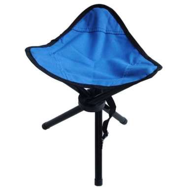 paling Murah kursi Lipat kaki 3 untuk mancing dan outdoor portable Biru