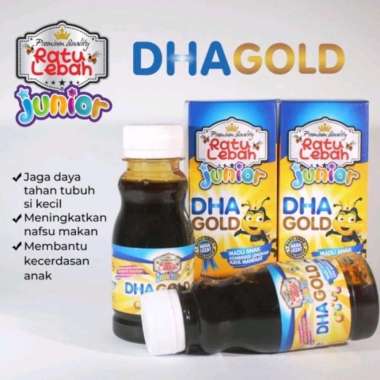 Madu Anak Ratu Lebah Junior | DHA Gold Junior Plus Omega 3 Original