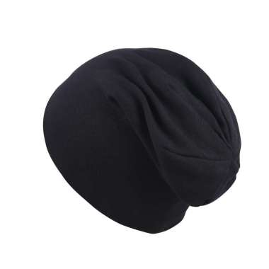 Topi kupluk anak ROCKY - topi anak2 beanie cap topi kupluk One Size BLACK