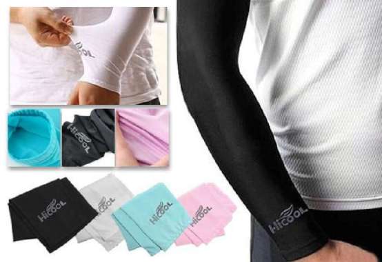 Manset sepeda Hi Cool | Arm Warmer | Arm Sleeve Hitam