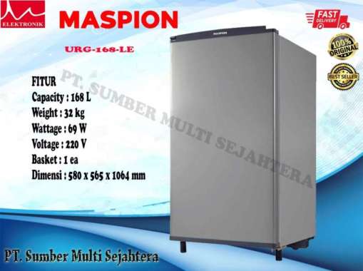 Maspion Kulkas 1 Pintu URG 168-LE PROMO MURAH GARANSI RESMI