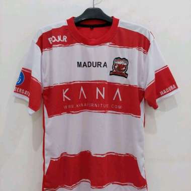 JERSEY MADURA UNITED HOME 2022 2023 MERAH LOKAL LIGA 1 BRI S