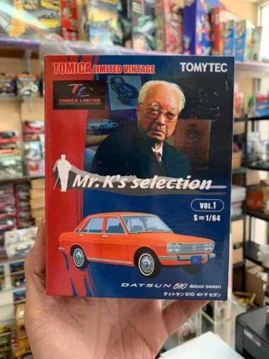 Tomica Limited Vintage Mr K Selection Datsun 510 4 door sedan Merah