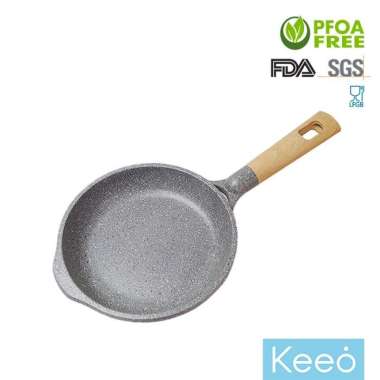 Mgc 20 Cm Wajan Penggorengan Anti Lengket Granit (Frypan) Abu Abu