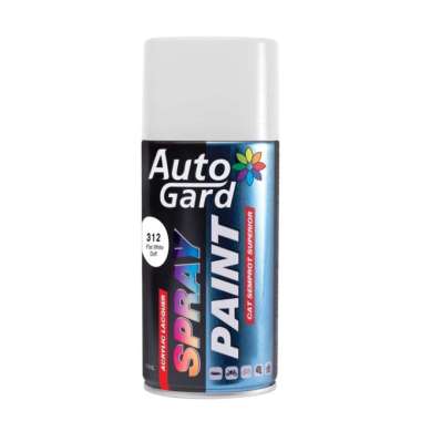 AutoGard Flat White Doff AG-312 Cat Semprot Akrilik Mobil Motor Helm