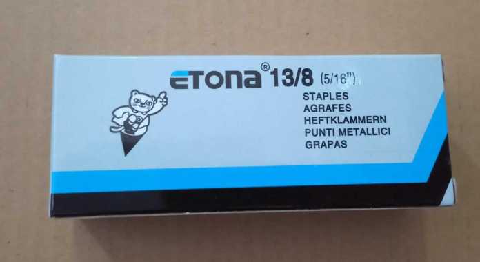 ISI HEKTER ETONA 13/8 / Refil Staples Refill Staples 5/16"