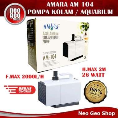 AMARA AM104 AM 104 Mesin Pompa Air Power Head Aquarium Kolam