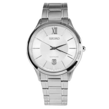 Jam Tangan Seiko Pria SGEH51 SGEH51P1 Original Bergaransi Resmi 1 Tahun Silver