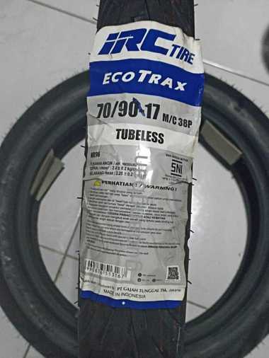 IRC Ecotrax NR96 70 90 17 Tubeless Ban motor bebek NR 96 FREE PENTIL