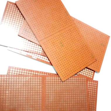 PCB polos lubang Transistor