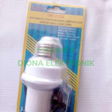 fitting lampu sensor otomatis