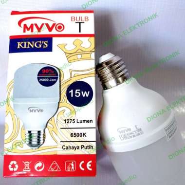 lampu bohlam led 15 watt MYVO