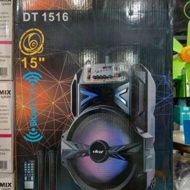 speaker aktif dat 15 inch 1516 karaoke wireless