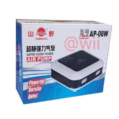 Yamano ap-08w mesin air pump aerator ap 08 4 lubang titik aquarium