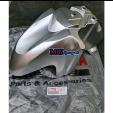 spakbor slebor depan mio gear 125 silver original yamaha
