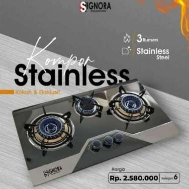 PROMO KOMPOR GAS SIGNORA KOMPOR STAINLESS