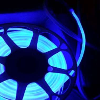 Lampu Neon Flex LED Selang Fleksibel Eceran / Meteran (Belum termasuk Kabel Jack) Biru ( Blue )