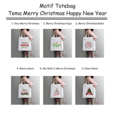 Goody Goodie Bag Totebag Natal Christmas New Year Sablon Tas Belanja