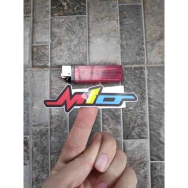 Stiker Vinyl Mio Tulisan Thai Look Motor Helm Laptop Case HP Sepeda