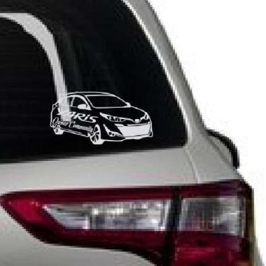 Stiker Toyota Yaris Owner Community Komunitas Mobil Club Laptop Kaca