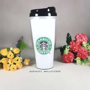 Tumbler Botol Minum Hadiah Gift Kado Logo Starbucks kopi Coffee Kafe Hanya Tumbler