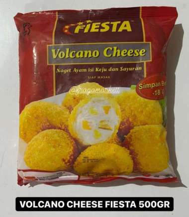Promo Harga Fiesta Naget Volcano Cheese 500 gr - Blibli
