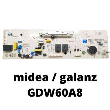 Modul PCB Mesin Cuci Front Loading Midea Galanz MFS75 - S804