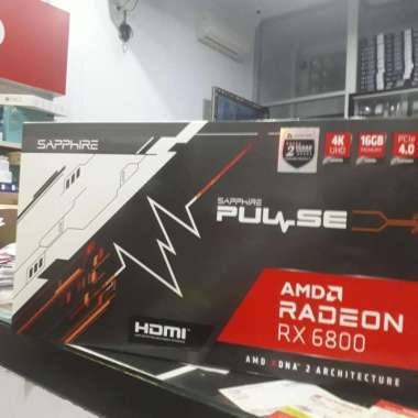 VGA Sapphire AMD Radeon RX6800 Pulse 16Gb Garansi Resmi