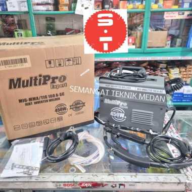 MESIN TRAFO LAS CO MIG MMA TIG 160 A SC TANPA GAS CO2 3 in 1 MULTIPRO