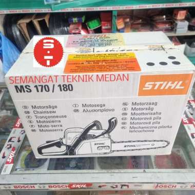 MS170 MESIN CHAINSAW CHAIN SAW GERGAJI POTONG KAYU 14 " STIHL MS 170