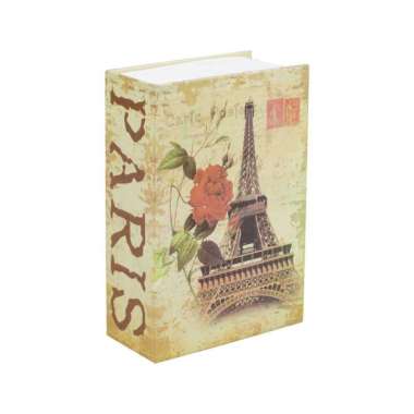 Kotak Buku Novel Safety Box Hidden Storage - Eiffel
