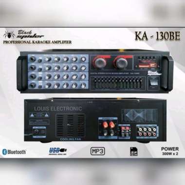 Amplifier Black Spider KA-130BE Bluetooth Ampli Blackspider KA 130BE