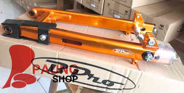 Swing Arm Bpro RX King Non Stabilizer Lubang Harian Gold