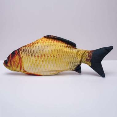 [NO BRAND] MAINAN KUCING BISA GERAK IKAN ELEKTRIK WAGGING FISH + CATNIP 5gr