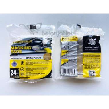 Masking Tape Nachi | Lakban Kertas 1 inch ( 24mm x 20 Yard )